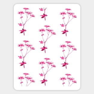 Pink Dainty Flowers Magnet